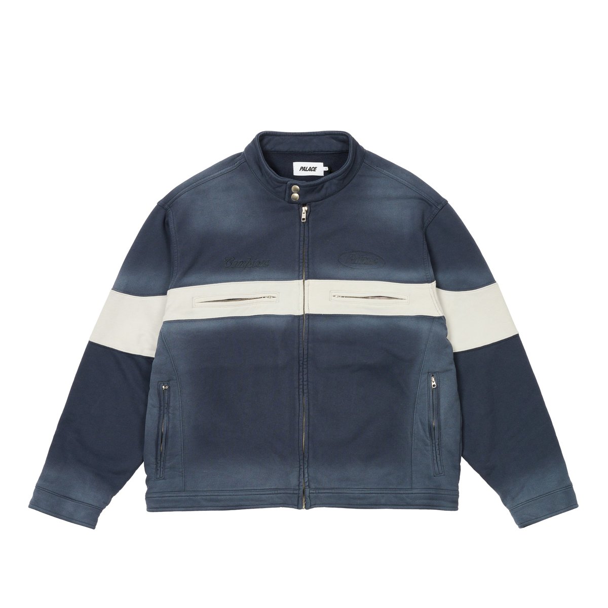 Palace WASHED MOTO JACKET NAVY (Summer 2024) - €238.00