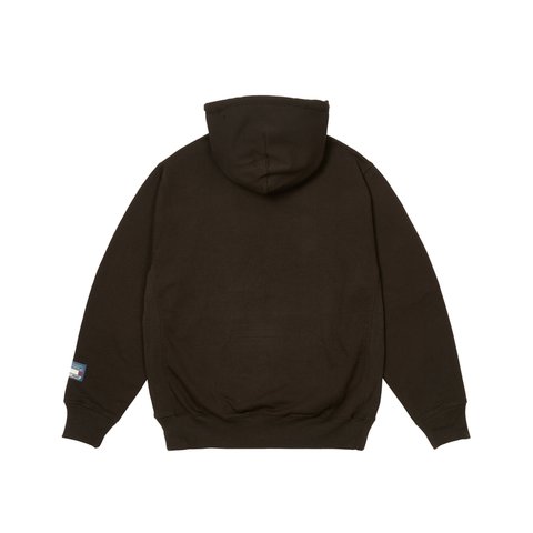 Palace ARC APPLIQUE HOOD BLACK - Colorway