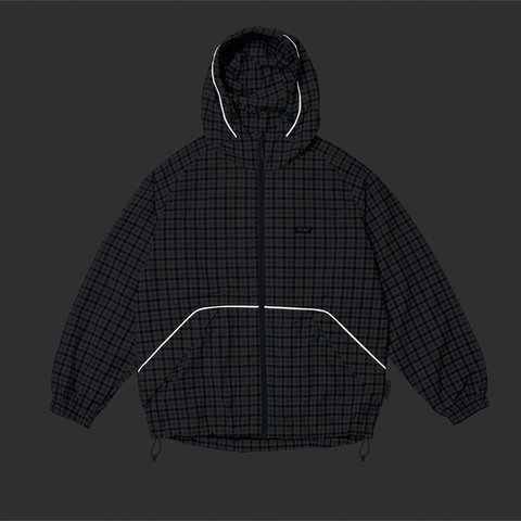 LIGHTER SHELL JACKET BLUE GINGHAM CHECK