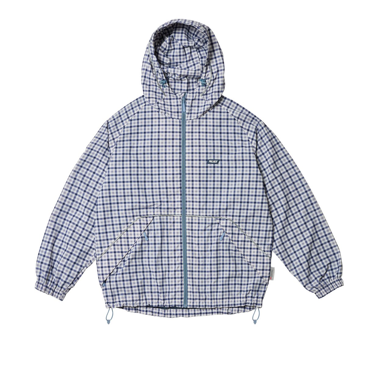 LIGHTER SHELL JACKET BLUE GINGHAM CHECK