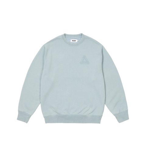 Palace SPRAY TRI-FERG CREW HAZY BLUE - Colorway