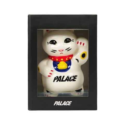 LUCKY CAT MONEY BANK WHITE