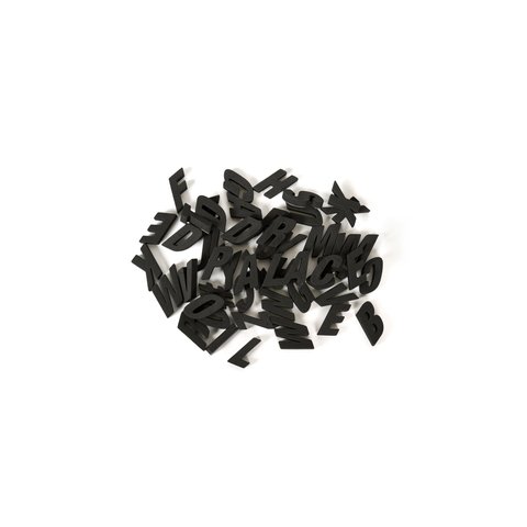 PALACE ALPHABET FRIDGE MAGNETS BLACK