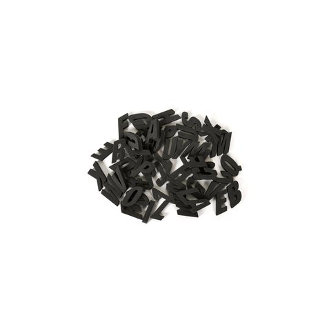 PALACE ALPHABET FRIDGE MAGNETS BLACK