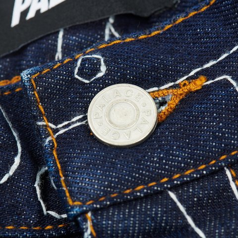 Palace P45 SPLAT JEAN INDIGO - Colorway
