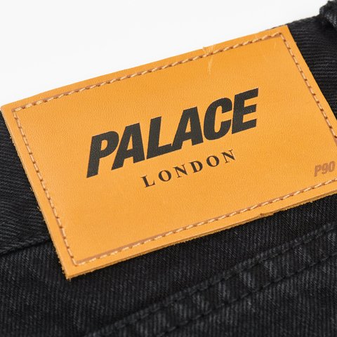 P90 BAGGY JEAN BLACK STONE WASH