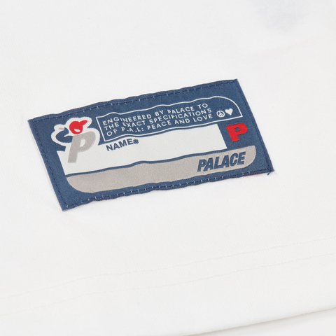 Palace ARC APPLIQUE T-SHIRT WHITE - Colorway
