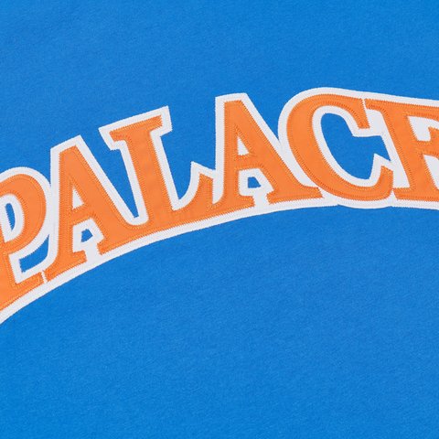 Palace ARC APPLIQUE T-SHIRT PALATIAL BLUE - Colorway