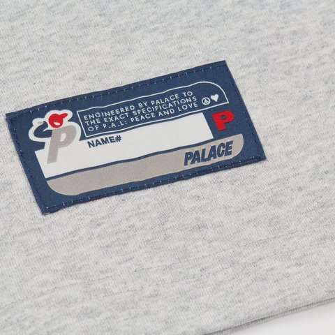 Palace ARC APPLIQUE T-SHIRT GREY MARL - Colorway