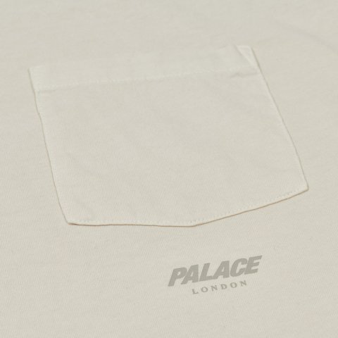Palace PIGMENT POCKET T-SHIRT WHITE - Colorway