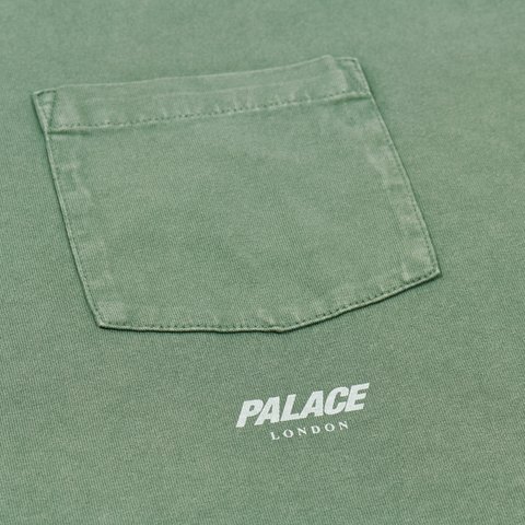 Palace PIGMENT POCKET T-SHIRT GREEN - Colorway