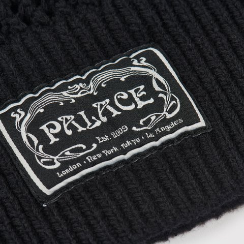 Palace RIB KNIT BLACK - Colorway
