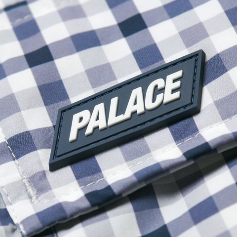 Palace LIGHTER SHELL CARGO BLUE GINGHAM CHECK - Colorway