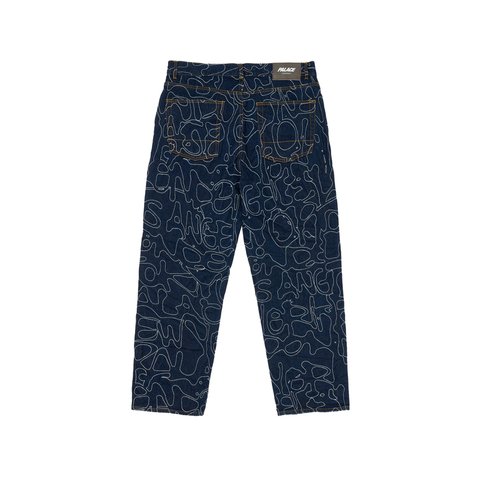 Palace P45 SPLAT JEAN INDIGO - Colorway
