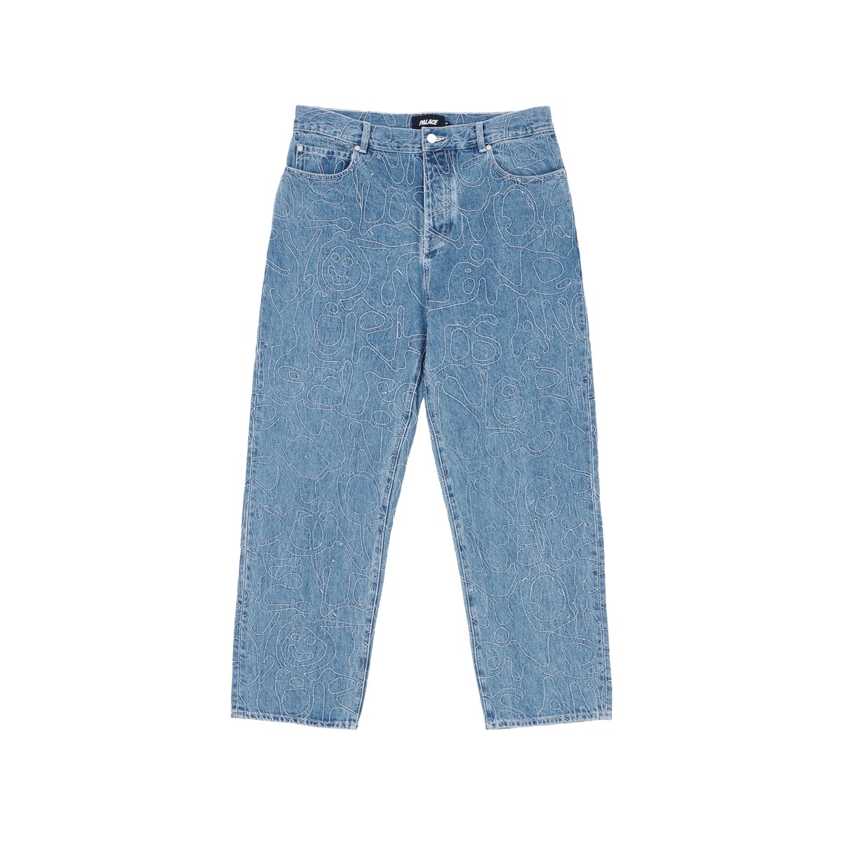 Palace P45 SPLAT JEAN STONE WASH (Summer 2024) - $268.00