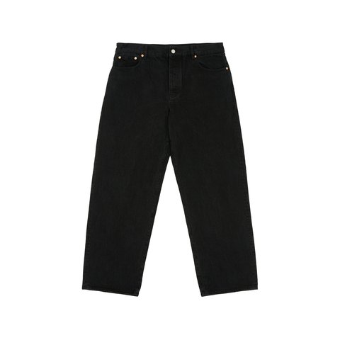 P90 BAGGY JEAN BLACK STONE WASH