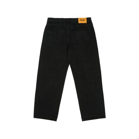 P90 BAGGY JEAN BLACK STONE WASH