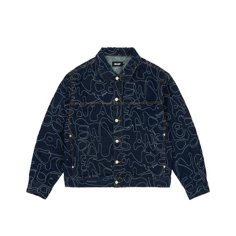 SPLAT DENIM JACKET INDIGO