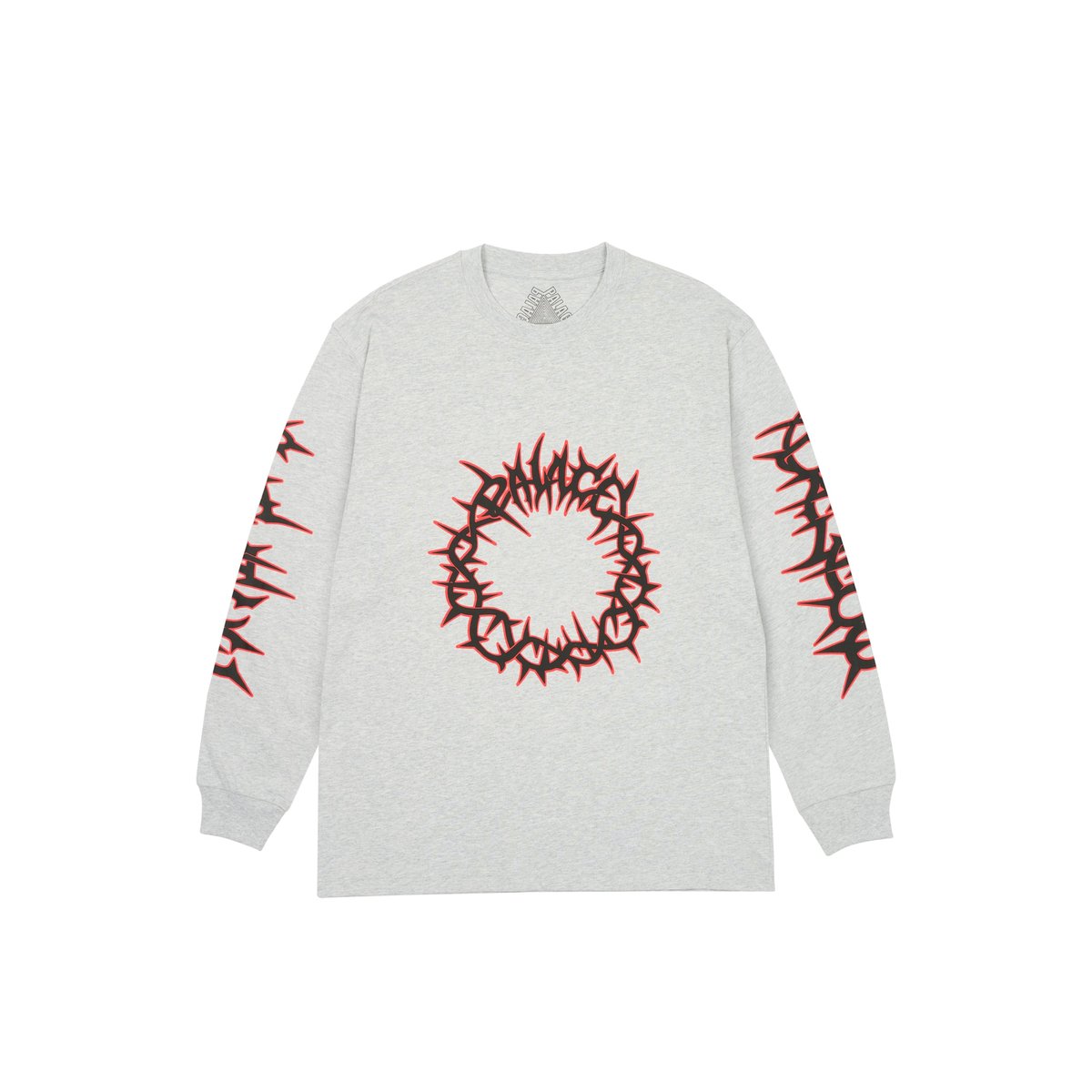 SPIKED LONGSLEEVE GREY MARL
