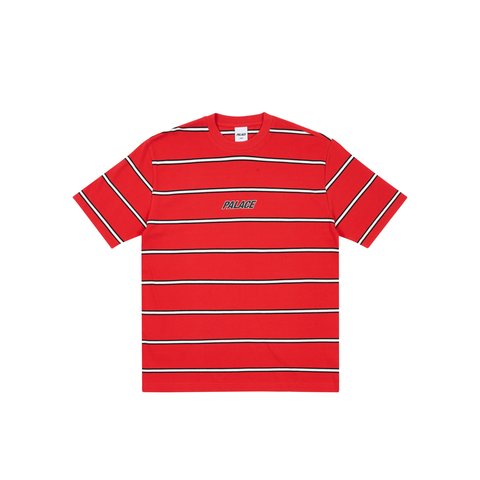 DUO STRIPE T-SHIRT TRUEST RED