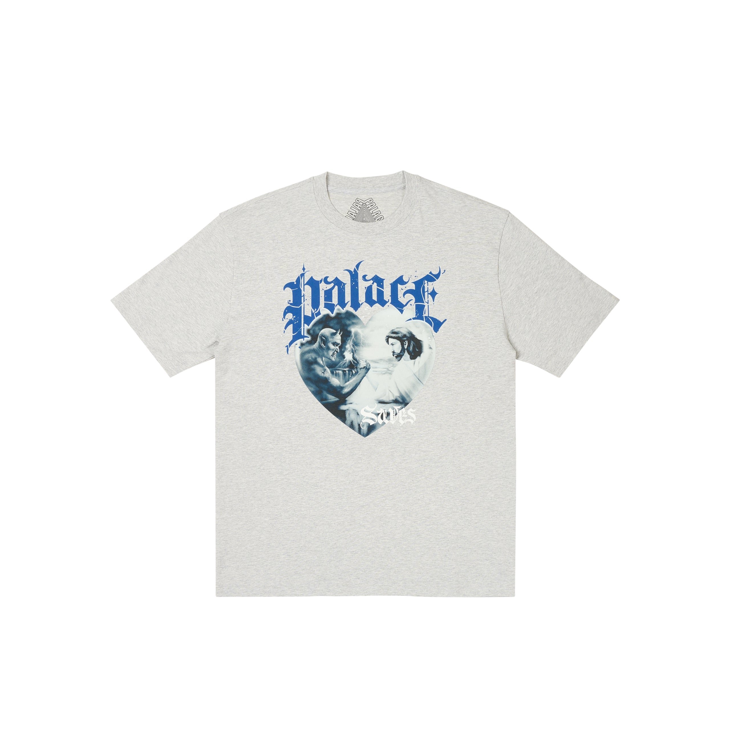 SAVE THYSELF T-SHIRT GREY MARL