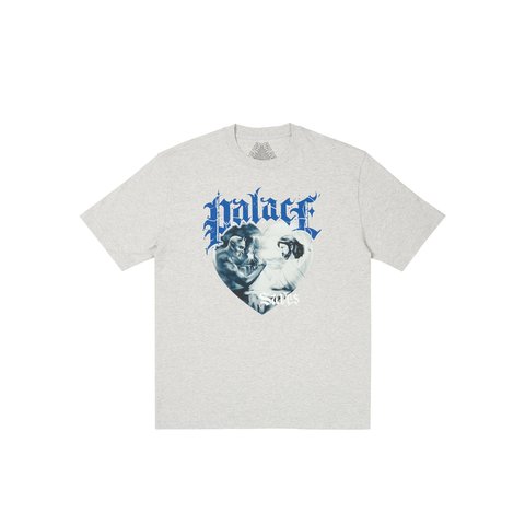 SAVE THYSELF T-SHIRT GREY MARL