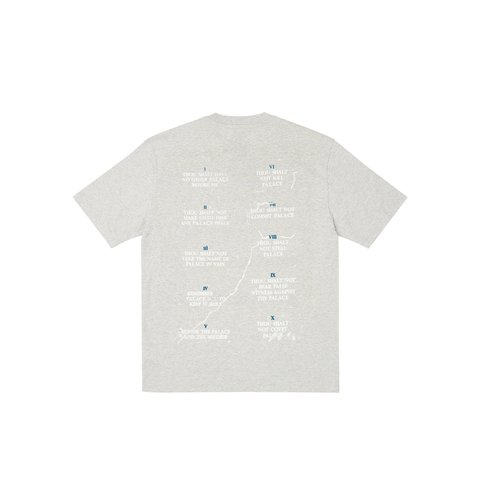 Palace SAVE THYSELF T-SHIRT GREY MARL - Colorway