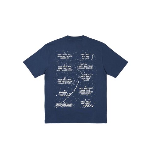 Palace SAVE THYSELF T-SHIRT NAVY - Colorway