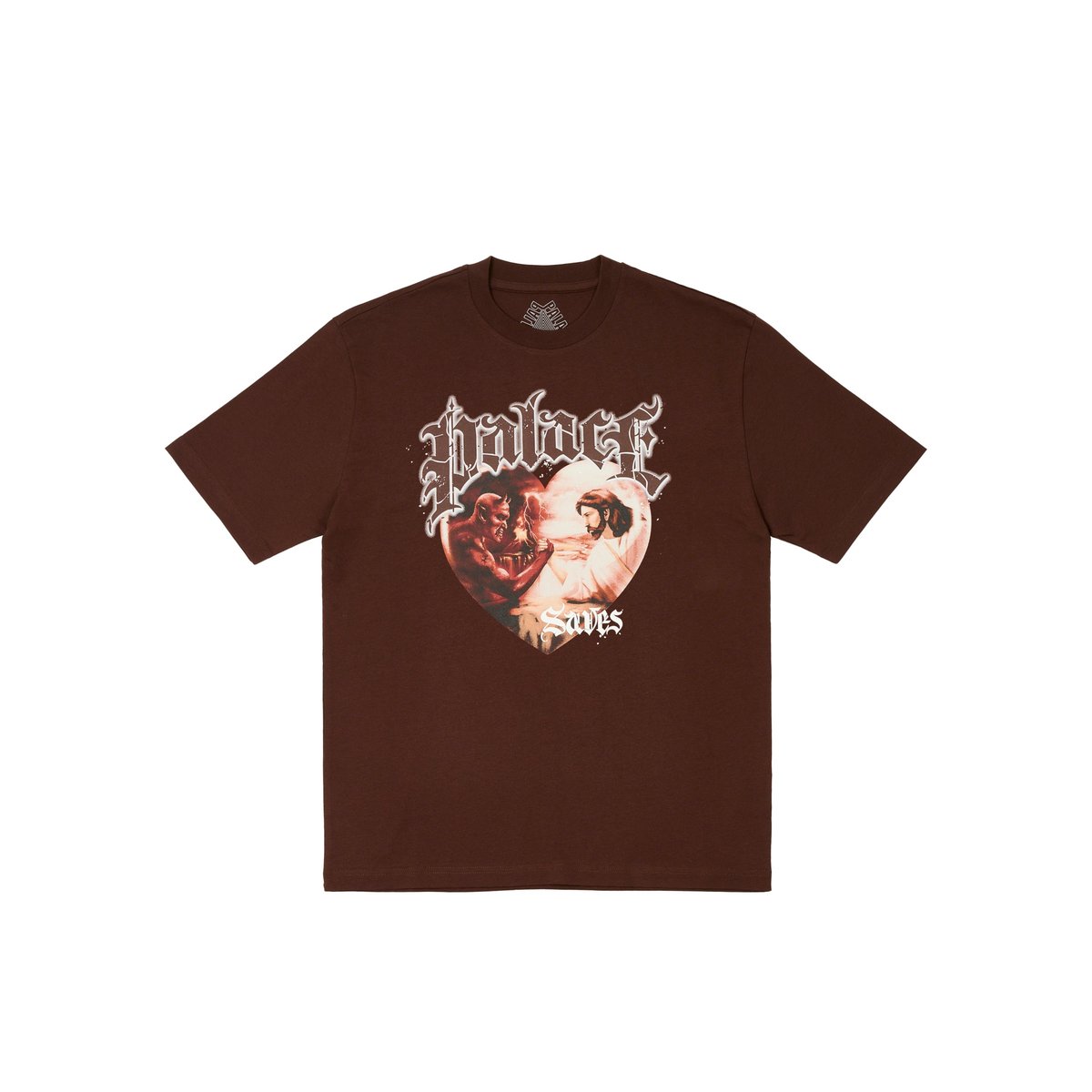 SAVE THYSELF T-SHIRT NICE BROWN