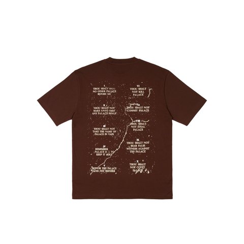 Palace SAVE THYSELF T-SHIRT NICE BROWN - Colorway