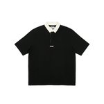 WIDE RUGBY POLO BLACK