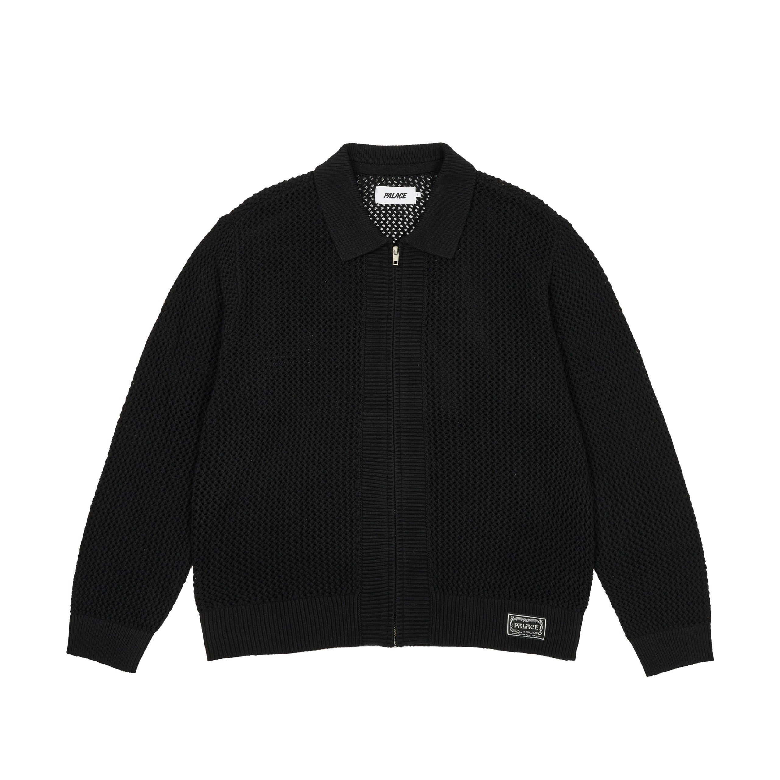 RIB KNIT BLACK