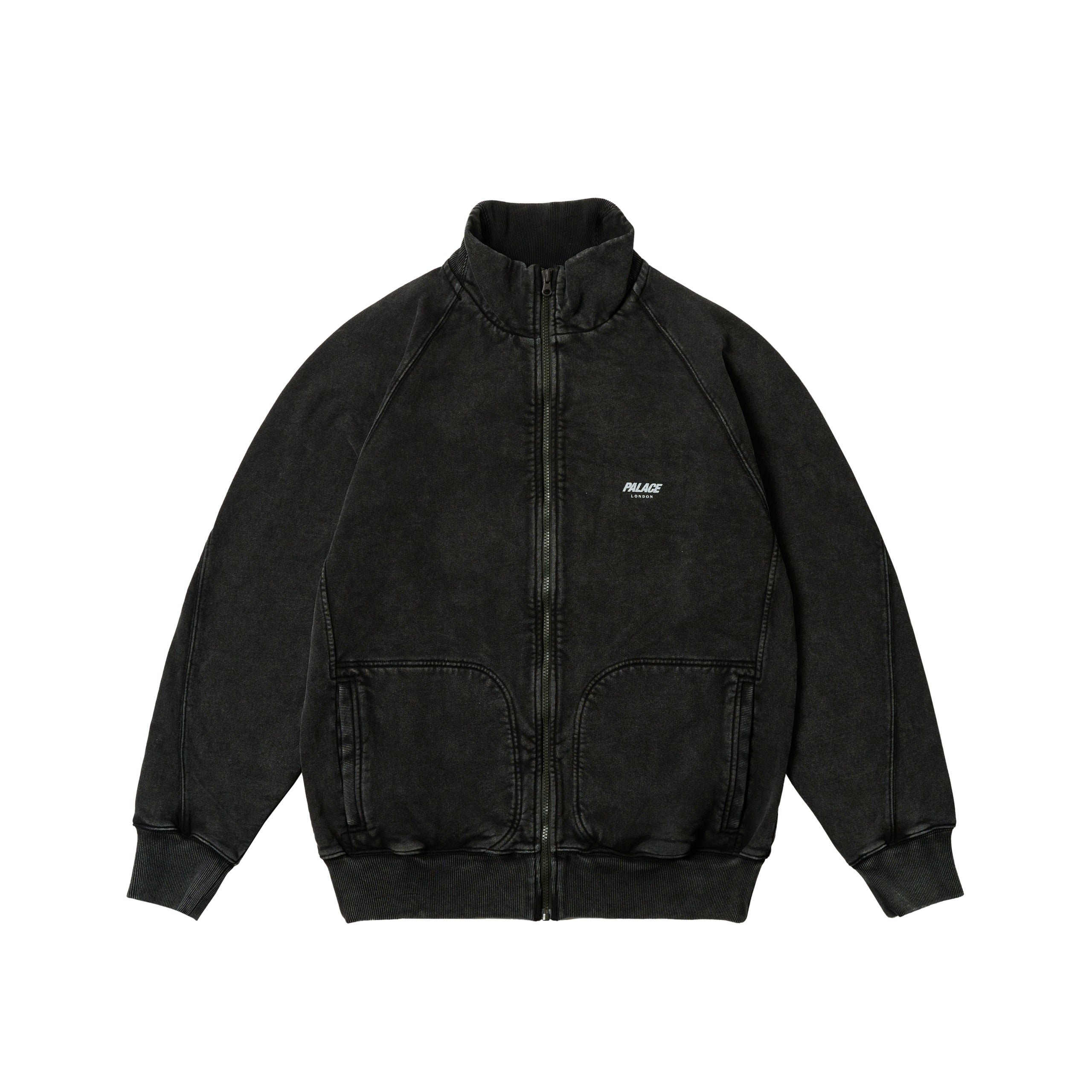 PIGMENT WASH PALACE LONDON ZIP FUNNEL BLACK