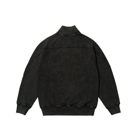 Palace PIGMENT WASH PALACE LONDON ZIP FUNNEL BLACK - Colorway