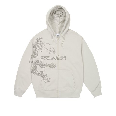 Palace DRAGON ZIP HOOD ARCTIC GREY - €168.00