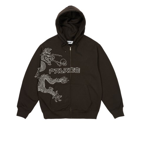 Palace DRAGON ZIP HOOD BLACK - €168.00