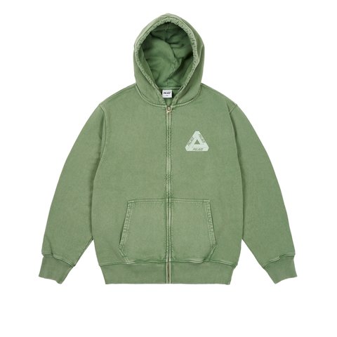 PIGMENT WASH TRI-FERG HOOD GREEN