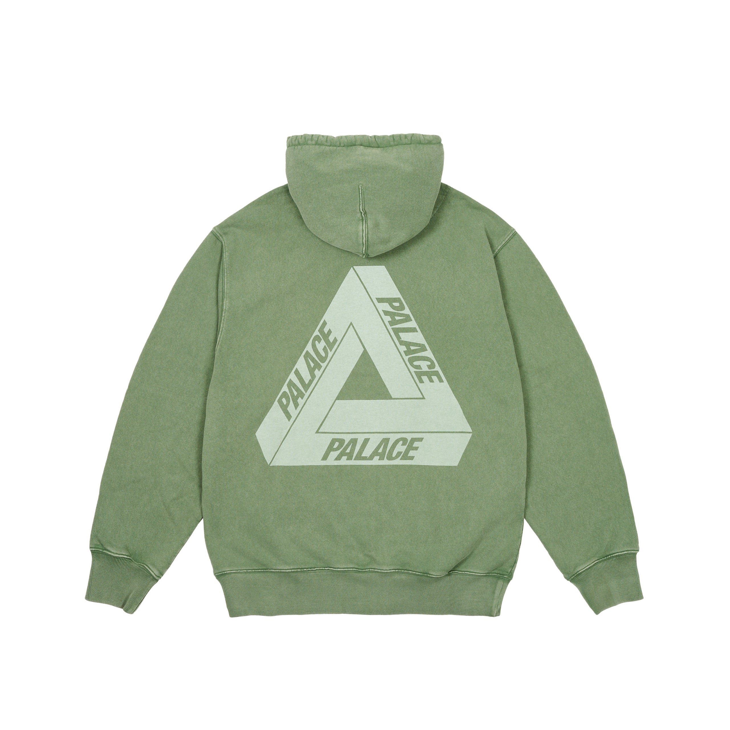 PIGMENT WASH TRI-FERG HOOD GREEN