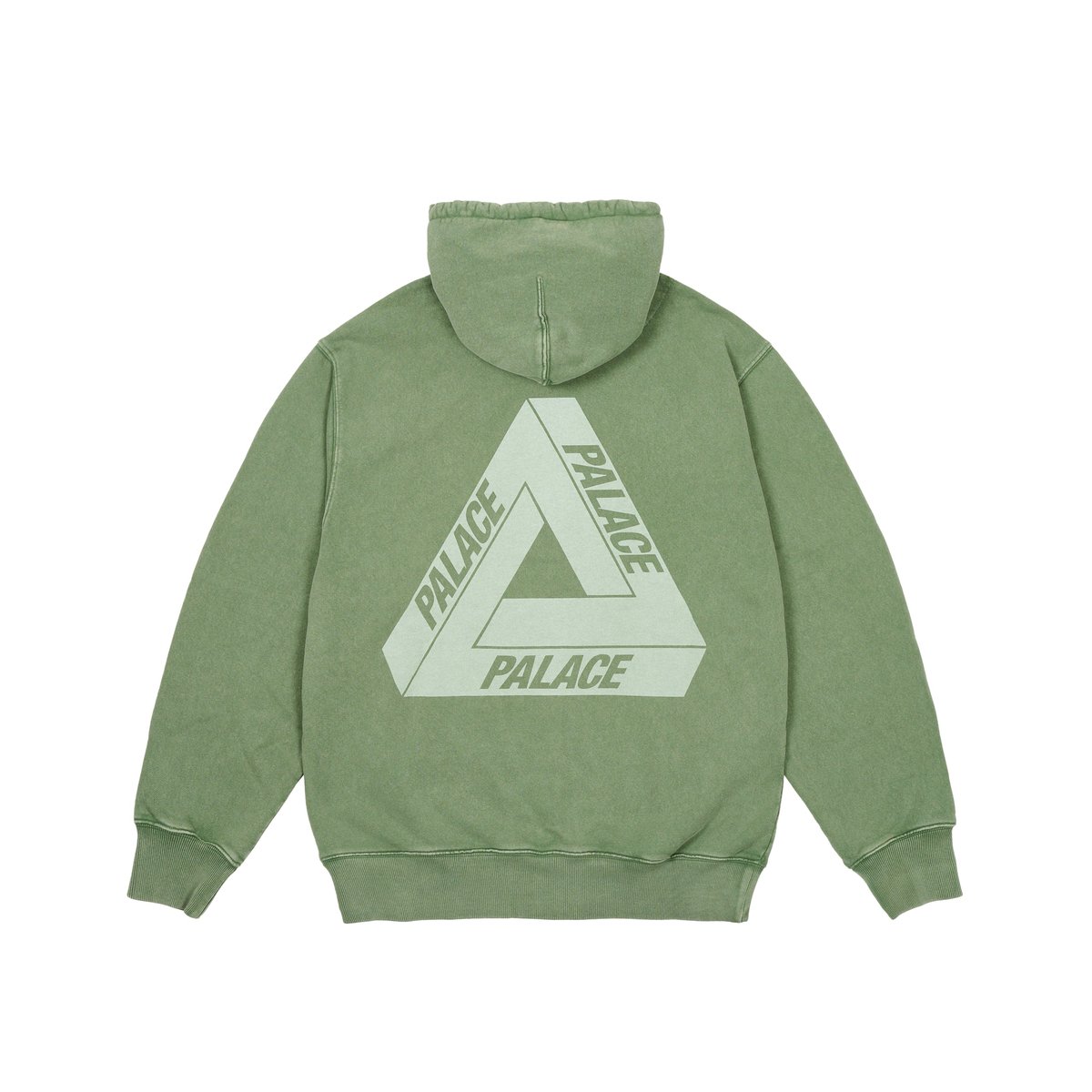 PIGMENT WASH TRI-FERG HOOD GREEN