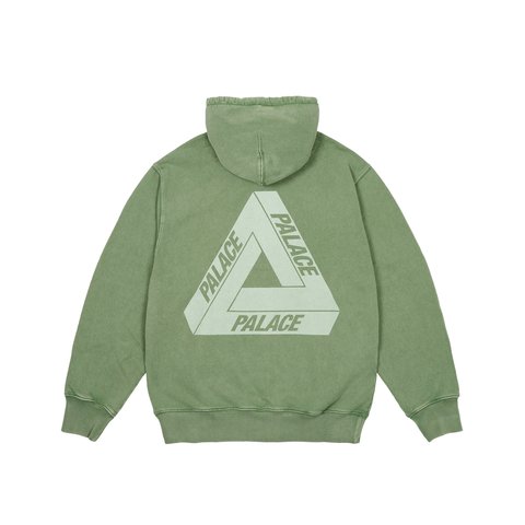 PIGMENT WASH TRI-FERG HOOD GREEN