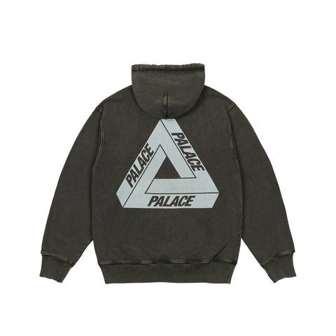 PIGMENT WASH TRI-FERG HOOD BLACK