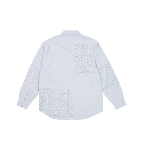 Palace CROCHET PATCHWORK SHIRT BLUE - Colorway
