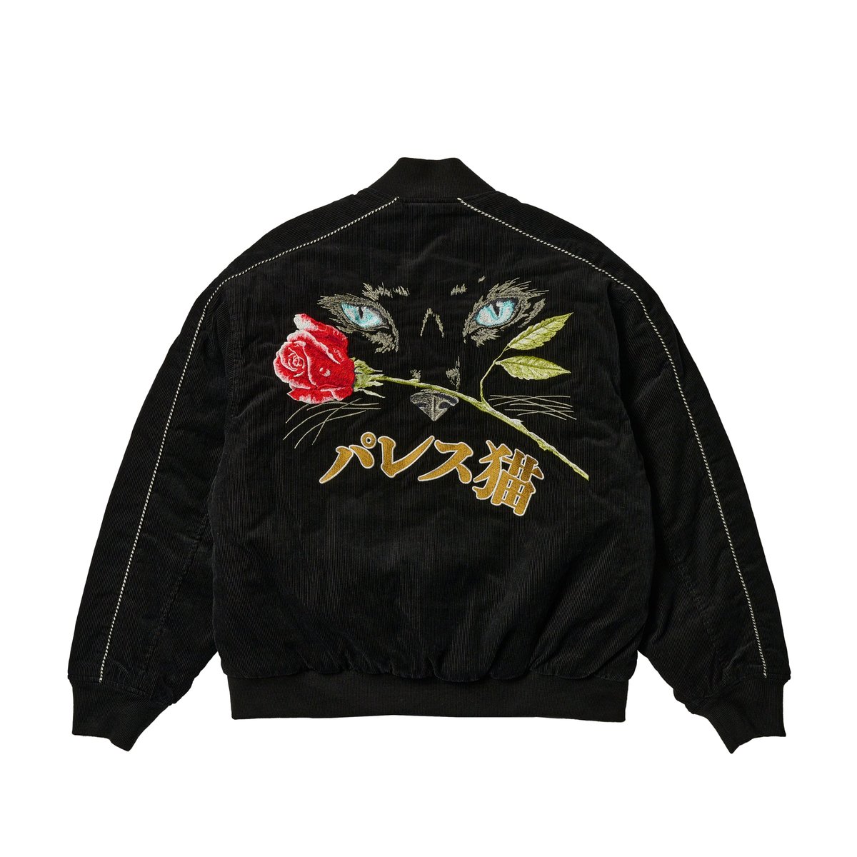CAT EYE BOMBER JACKET BLACK - Summer 2024 - PalaceCommunity