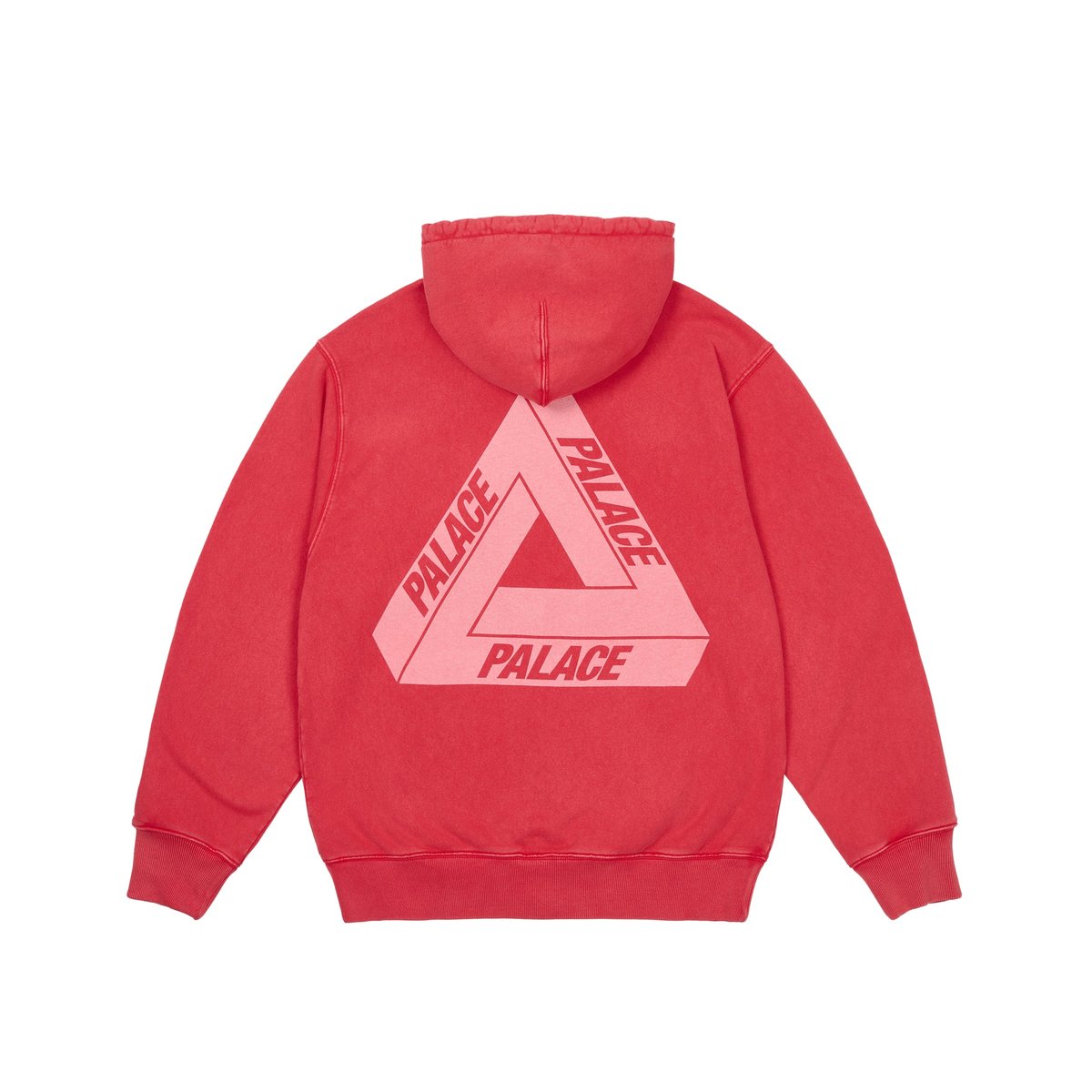 PIGMENT WASH TRI-FERG HOOD RED