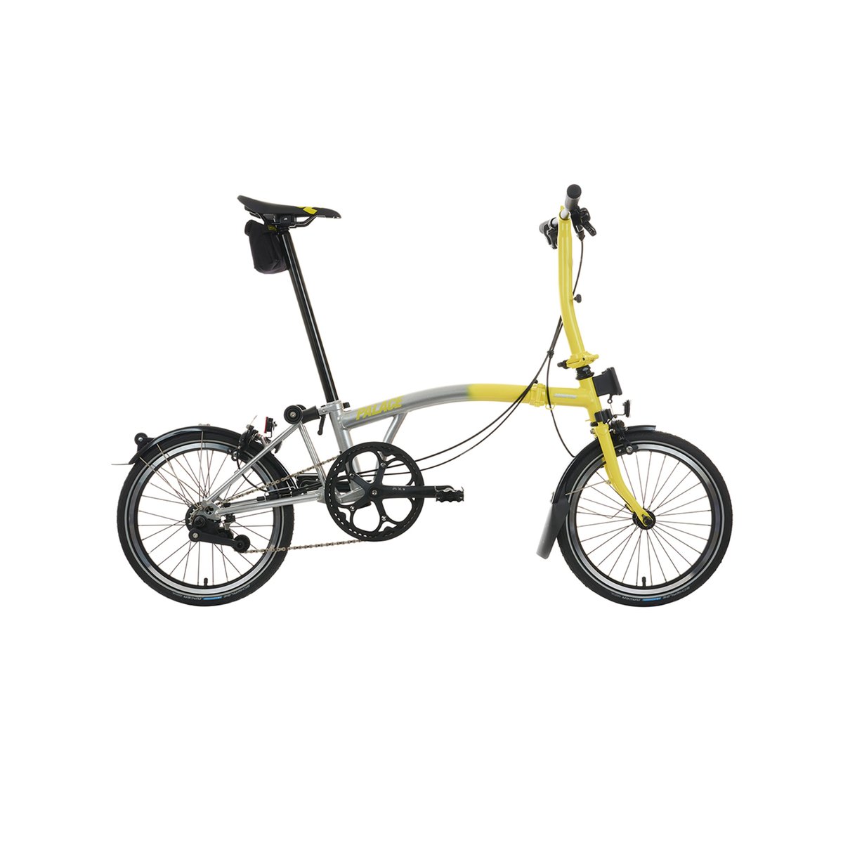 Palace PALACE BROMPTON C LINE URBAN 2 SPEED GLOWSTICK YELLOW (Summer 2024) - $1550.00