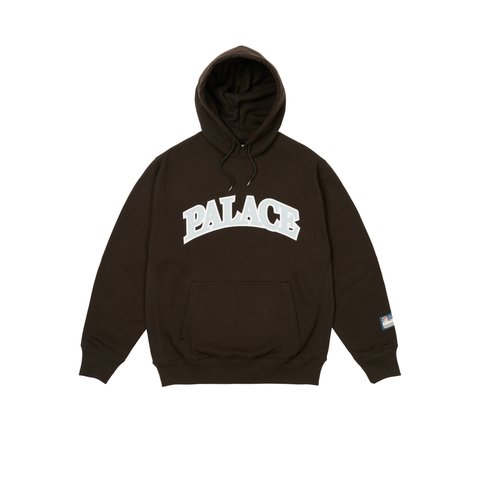 Palace ARC APPLIQUE HOOD BLACK - Colorway