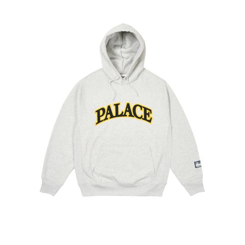 Palace ARC APPLIQUE HOOD GREY MARL - Colorway