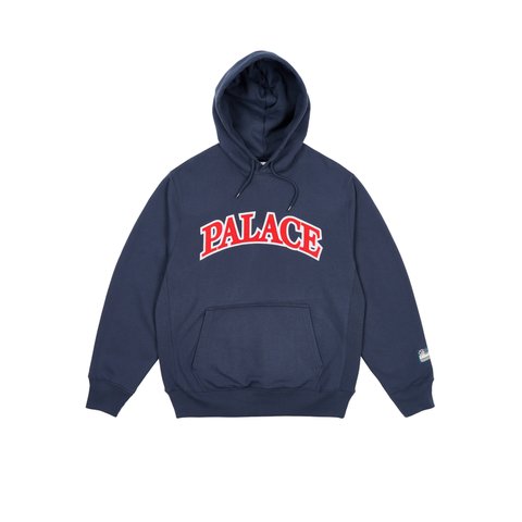 Palace ARC APPLIQUE HOOD NAVY - Colorway