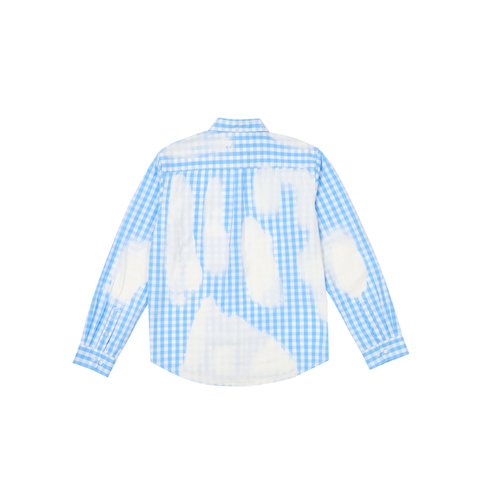 Palace BLEACHED OUT SHIRT BLUE - Colorway