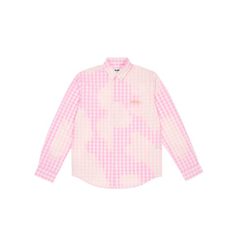 Palace BLEACHED OUT SHIRT PINK - Colorway